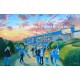 St Andrews Stadium 'Going to the Match' Fine Art Print - Birmingham City FC